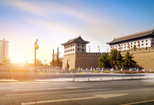 First flights leave Chinese city Xi'an as travel curbs ease